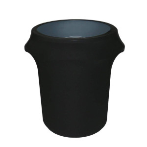 Black Trash Can Slip Cover